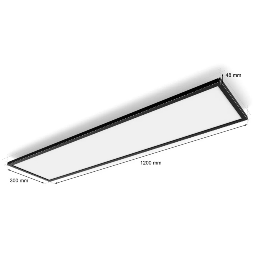 Philips - LED Zatemnitvena stropna svetilka Hue AURELLE LED/39W/230V + Daljinski upravljalnik