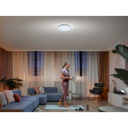 Philips - LED Zatemnitvena stropna svetilka Hue LED/33,5W/230V 2200-6500K pr. 425 mm bela + Daljinski upravljalnik