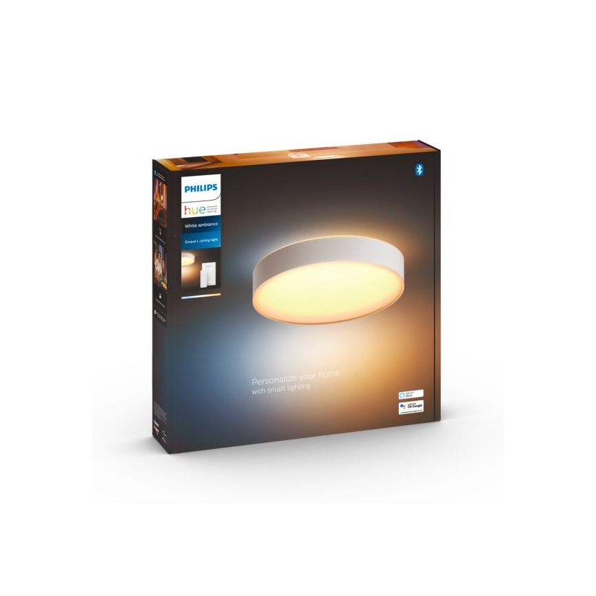 Philips - LED Zatemnitvena stropna svetilka Hue LED/33,5W/230V 2200-6500K pr. 425 mm bela + Daljinski upravljalnik