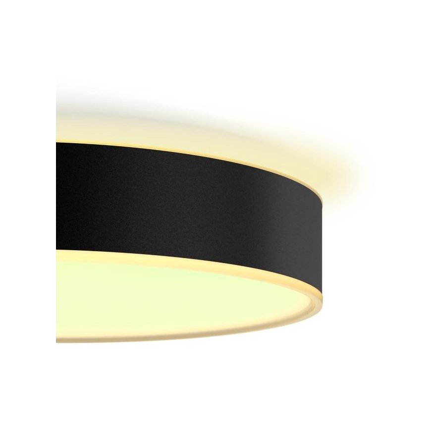 Philips - LED Zatemnitvena stropna svetilka Hue LED/33,5W/230V 2200-6500K pr. 425 mm črna + Daljinski upravljalnik