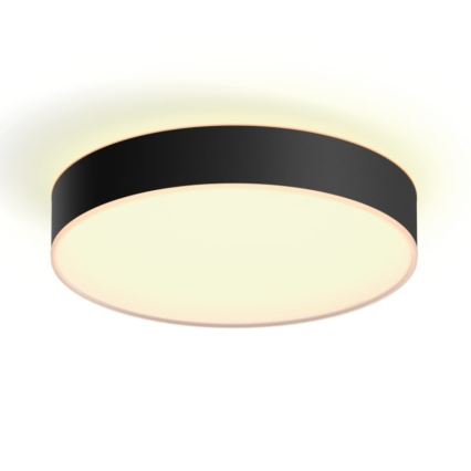 Philips - LED Zatemnitvena stropna svetilka Hue LED/19,2W/230V 2200-6500K pr. 381 mm črna + Daljinski upravljalnik