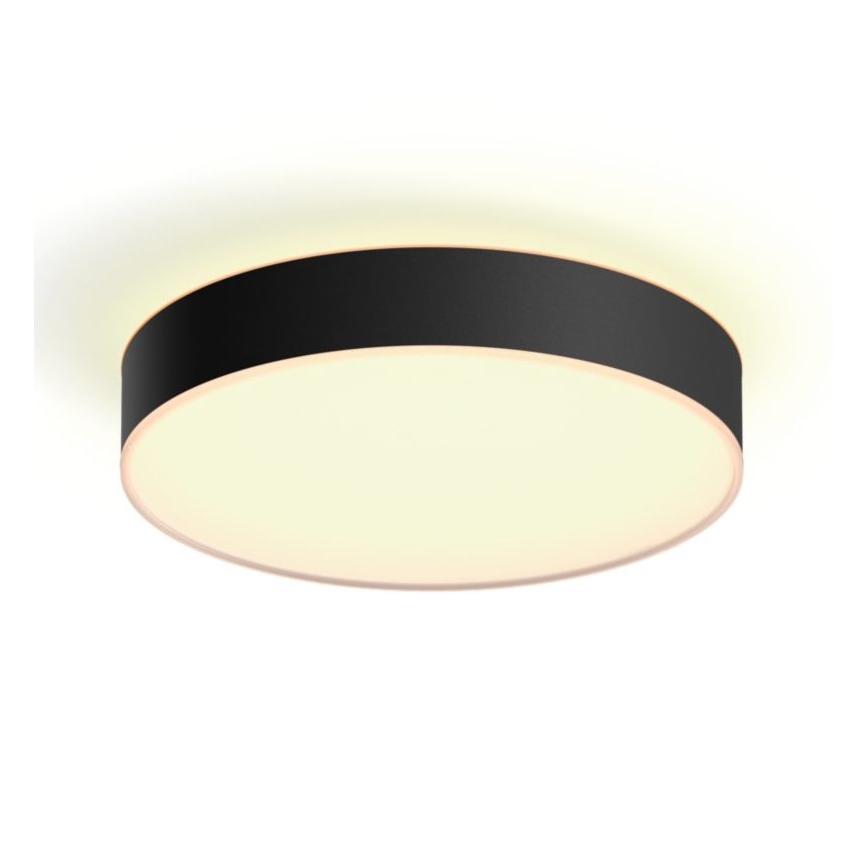 Philips - LED Zatemnitvena stropna svetilka Hue LED/19,2W/230V 2200-6500K pr. 381 mm črna + Daljinski upravljalnik