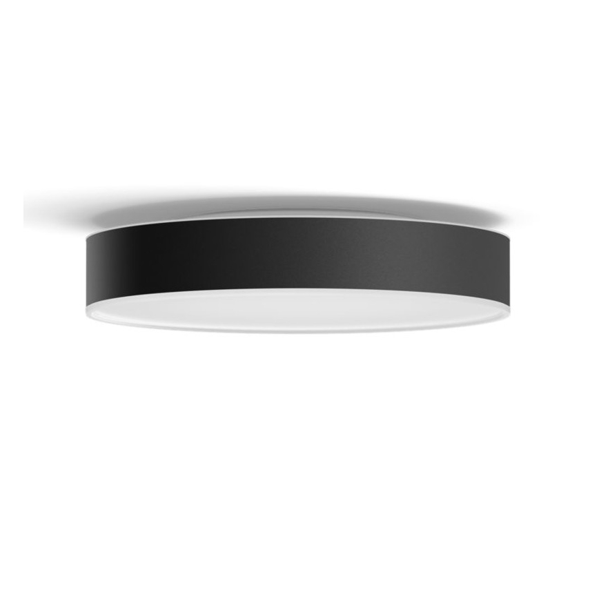 Philips - LED Zatemnitvena stropna svetilka Hue LED/19,2W/230V 2200-6500K pr. 381 mm črna + Daljinski upravljalnik