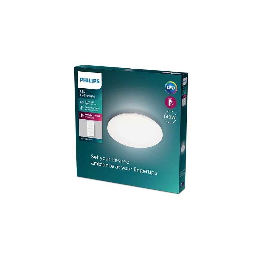 Philips - LED Zatemnitvena stropna svetilka LED/40W/230V 2700-6500K + Daljinski upravljalnik