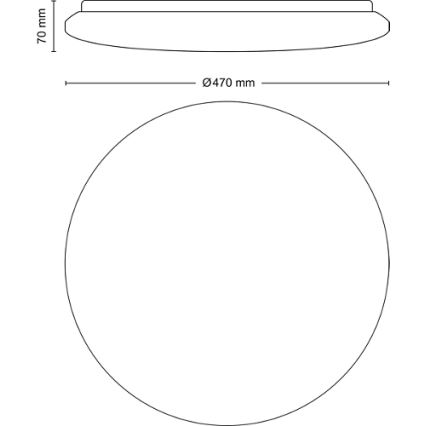 Philips - LED Zatemnitvena stropna svetilka LED/40W/230V 2700-6500K + Daljinski upravljalnik