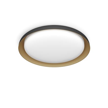 Philips - LED Zatemnitvena stropna svetilka PEBBLO SCENE SWITCH LED/10W/230V 2700K črna