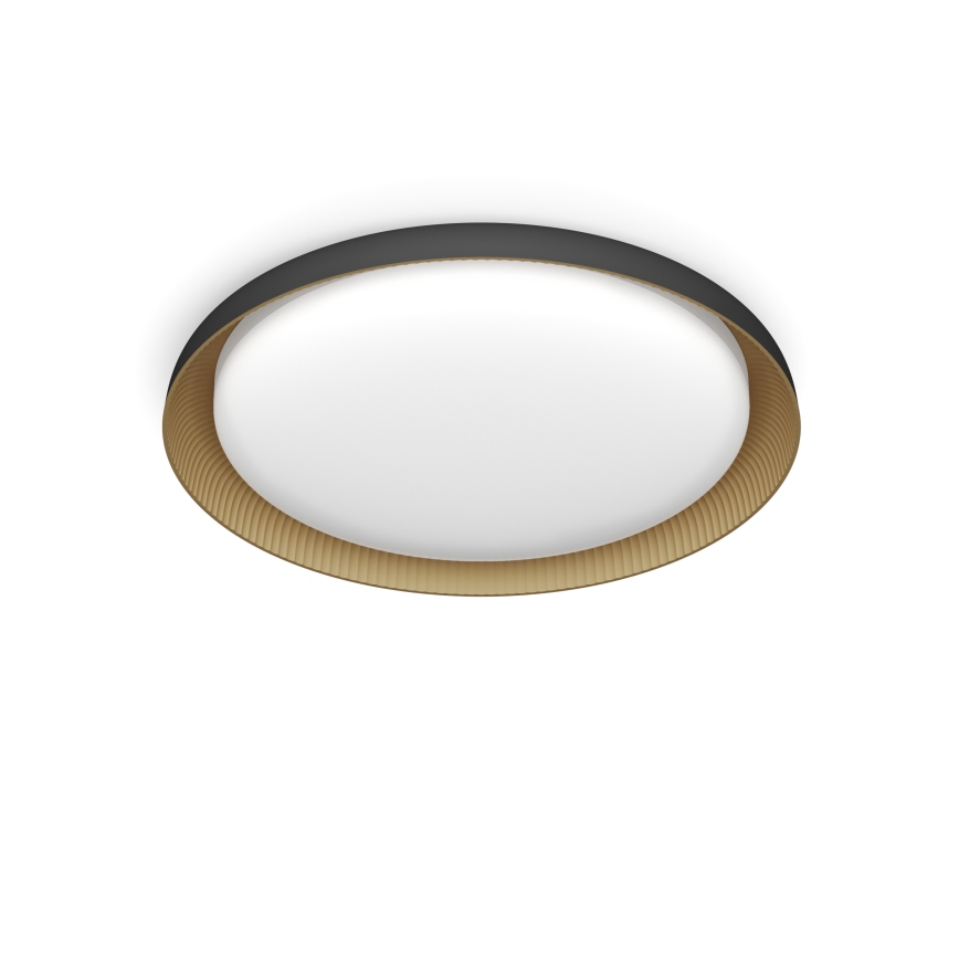 Philips - LED Zatemnitvena stropna svetilka PEBBLO SCENE SWITCH LED/10W/230V 2700K črna