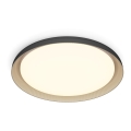 Philips - LED Zatemnitvena stropna svetilka PEBBLO SCENE SWITCH LED/10W/230V 2700K črna