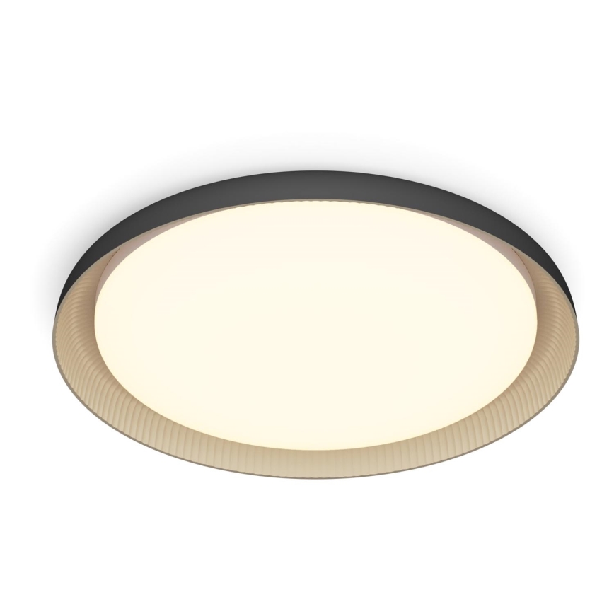 Philips - LED Zatemnitvena stropna svetilka PEBBLO SCENE SWITCH LED/10W/230V 2700K črna