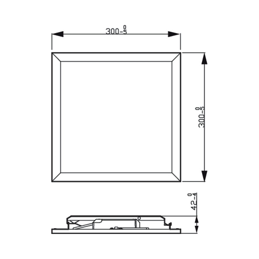 Philips - LED Zatemnitvena stropna svetilka SCENE SWITCH LED/12W/230V 2700K