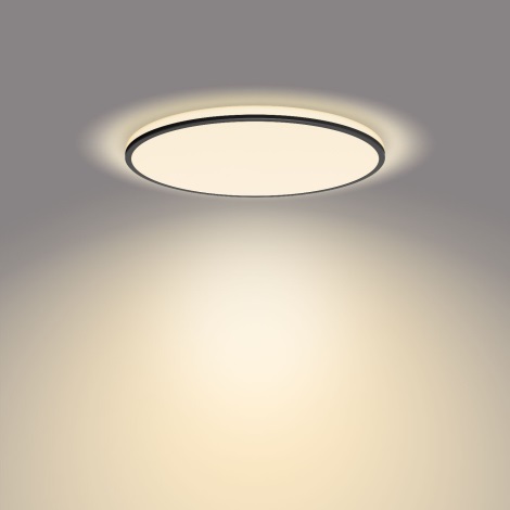 Philips - LED Zatemnitvena stropna svetilka SCENE SWITCH LED/22W/230V pr. 40 cm 2700K črna