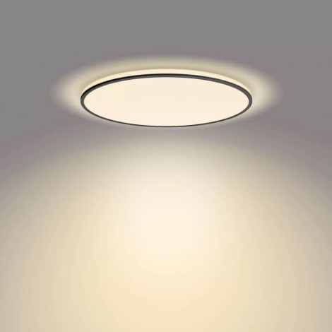 Philips - LED Zatemnitvena stropna svetilka SCENE SWITCH LED/36W/230V pr. 50 cm 2700K črna