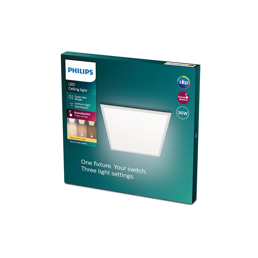 Philips - LED Zatemnitvena stropna svetilka SCENE SWITCH LED/36W/230V 2700K