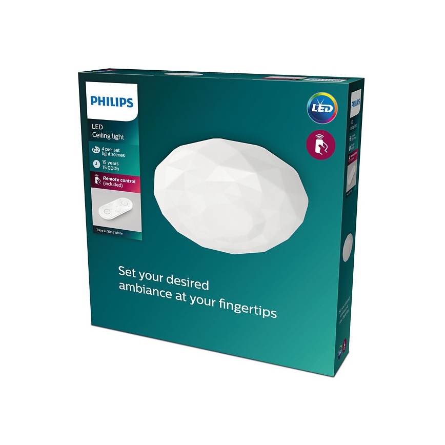 Philips - LED Zatemnitvena stropna svetilka LED/23W/230V 2700-6500K + Daljinski upravljalnik