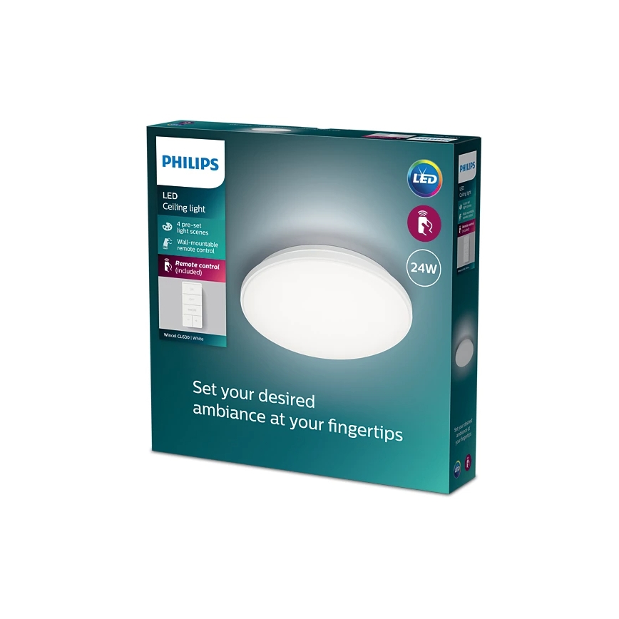 Philips - LED Zatemnitvena stropna svetilka LED/24W/230V 2700-6500K + Daljinski upravljalnik