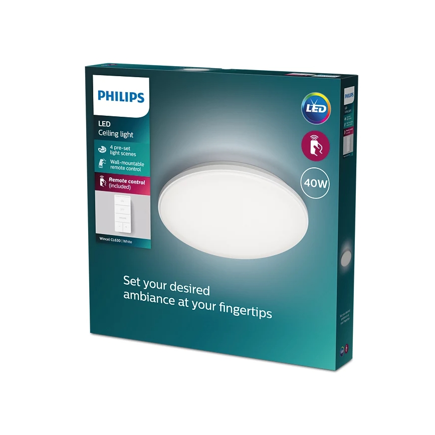 Philips - LED Zatemnitvena stropna svetilka LED/40W/230V 2700-6500K + Daljinski upravljalnik