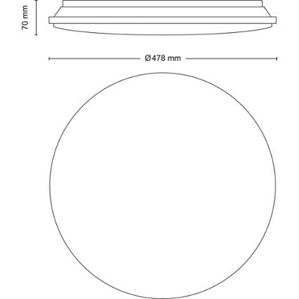 Philips - LED Zatemnitvena stropna svetilka LED/40W/230V 2700-6500K + Daljinski upravljalnik