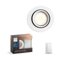 Philips - LED Zatemnitvena svetilka Hue MILLISKIN 1xGU10/5,5W/230V + Daljinski upravjalnik