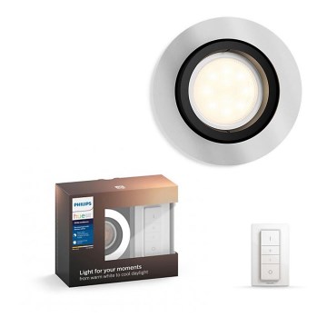 Philips - LED Zatemnitvena svetilka Hue MILLISKIN 1xGU10/5,5W/230V + Daljinski upravljalnik