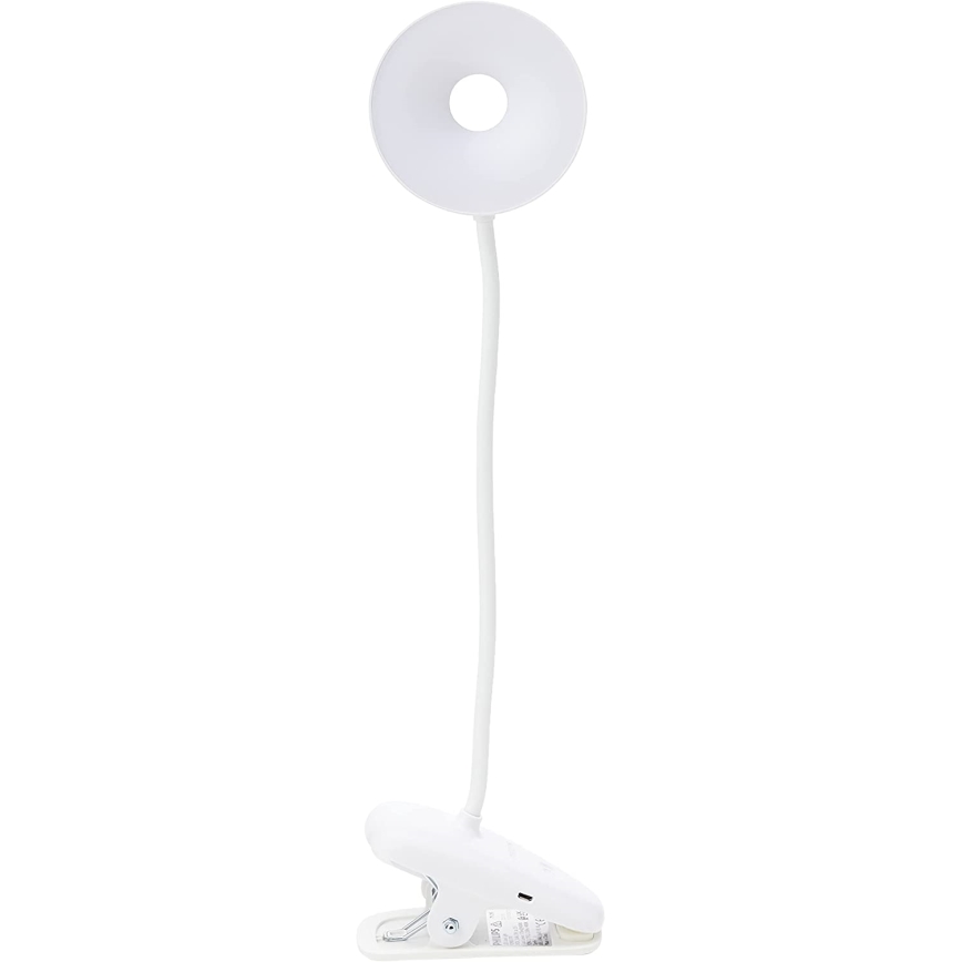 Philips - LED Zatemnitvena svetilka s sponko DONUTCLIP LED/3W/5V 1200 mAh CRI 90 bela