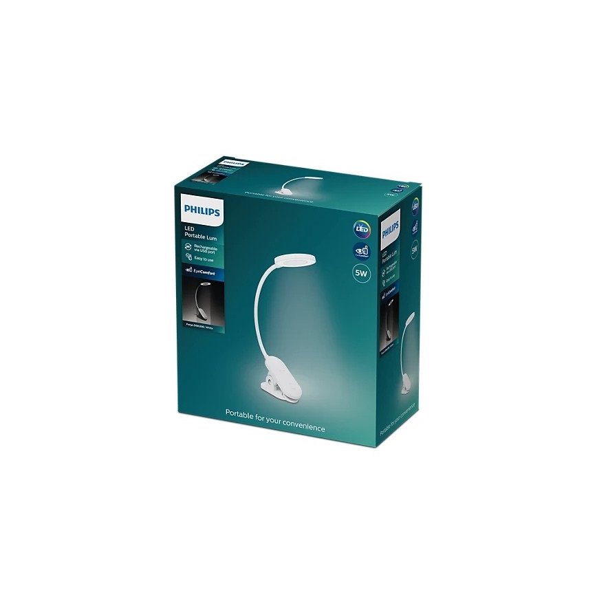 Philips - LED Zatemnitvena svetilka s sponko LED/5W/5V CRI 90
