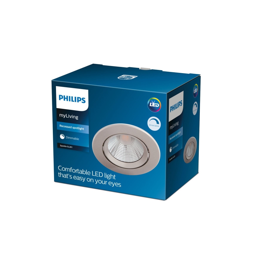 Philips - LED Zatemnitvena vgradna svetilka SPARKLE LED/5,5W/230V