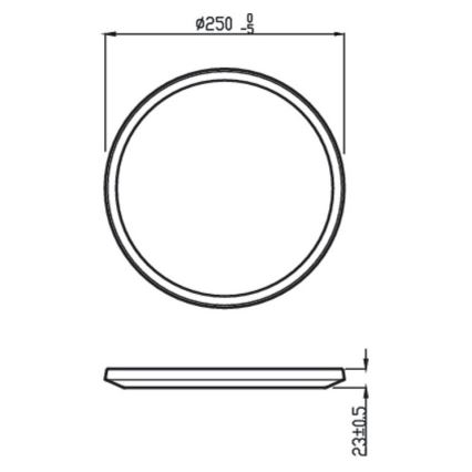 Philips - LED Zatemnitvena zunanja svetilka SUPERSLIM SCENE SWITCH LED/15W/230V IP54 črna