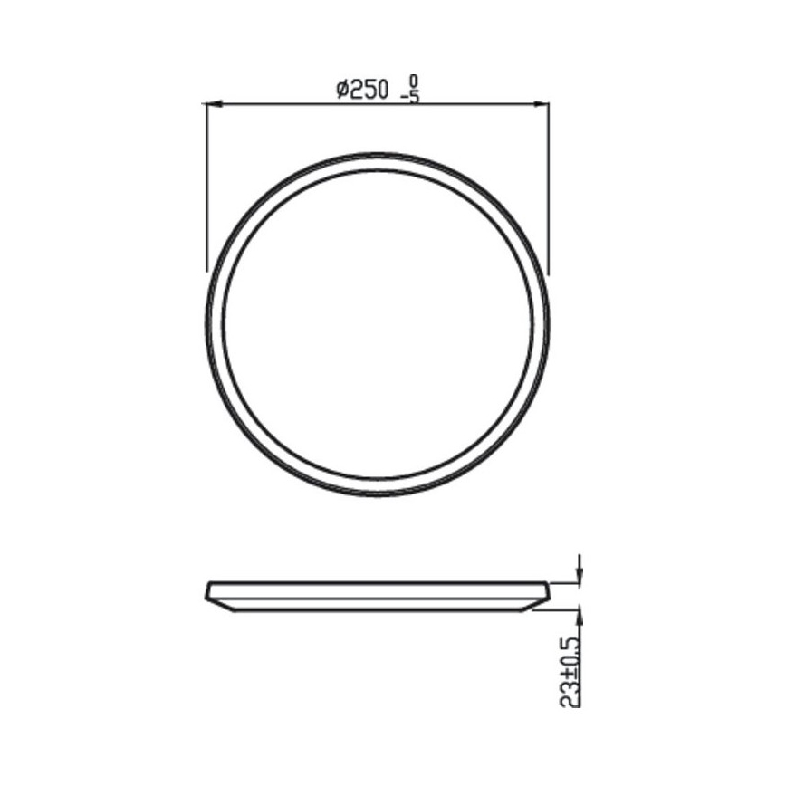 Philips - LED Zatemnitvena zunanja svetilka SUPERSLIM SCENE SWITCH LED/15W/230V IP54 črna