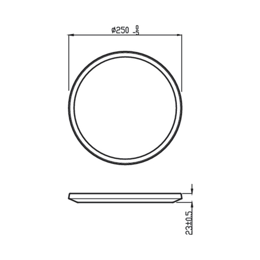 Philips - LED Zatemnitvena zunanja svetilka SUPERSLIM SCENE SWITCH LED/15W/230V IP54 črna