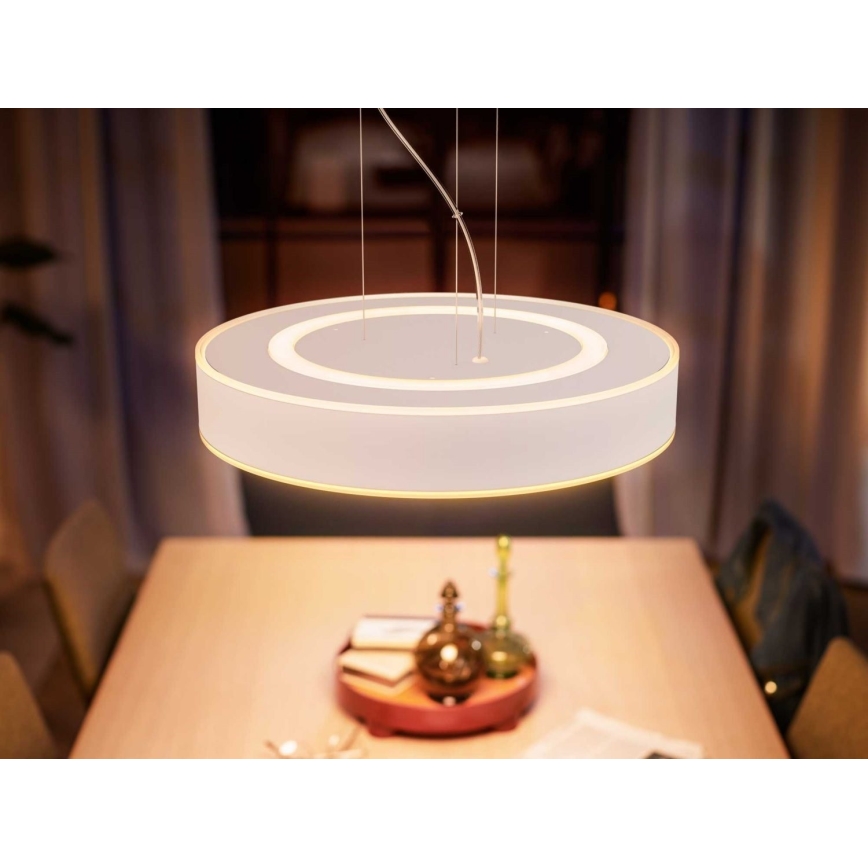 Philips - LED Zatemnitveni lestenec na vrvici Hue LED/33,5W/230V 2200-6500K bela + Daljinski upravljalnik