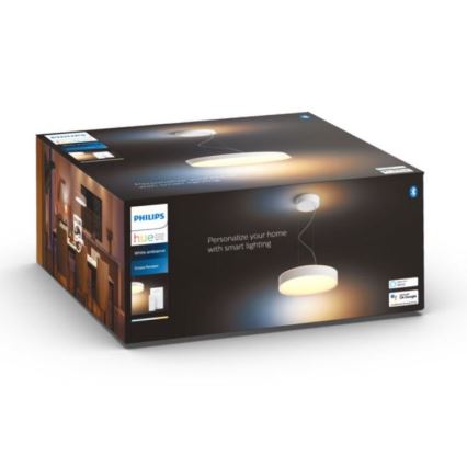 Philips - LED Zatemnitveni lestenec na vrvici Hue LED/33,5W/230V 2200-6500K bela + Daljinski upravljalnik