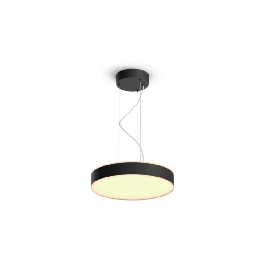Philips - LED Zatemnitveni lestenec na vrvici Hue LED/33,5W/230V 2200-6500K črna + Daljinski upravljalnik