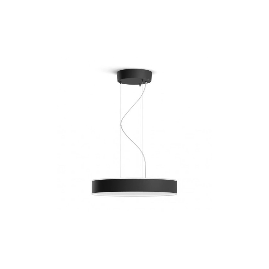 Philips - LED Zatemnitveni lestenec na vrvici Hue LED/33,5W/230V 2200-6500K črna + Daljinski upravljalnik