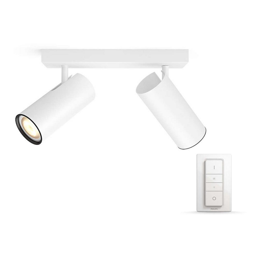Philips - LED Zatemnitveni reflektor Hue BURATTO 2xGU10/5,5W