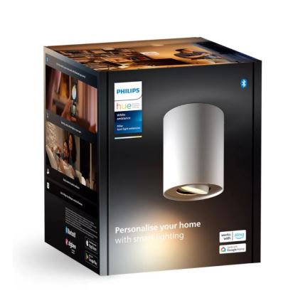 Philips - LED Zatemnitveni reflektor Hue PILLAR 1xGU10/4,2W/230V 2200-6500K bela
