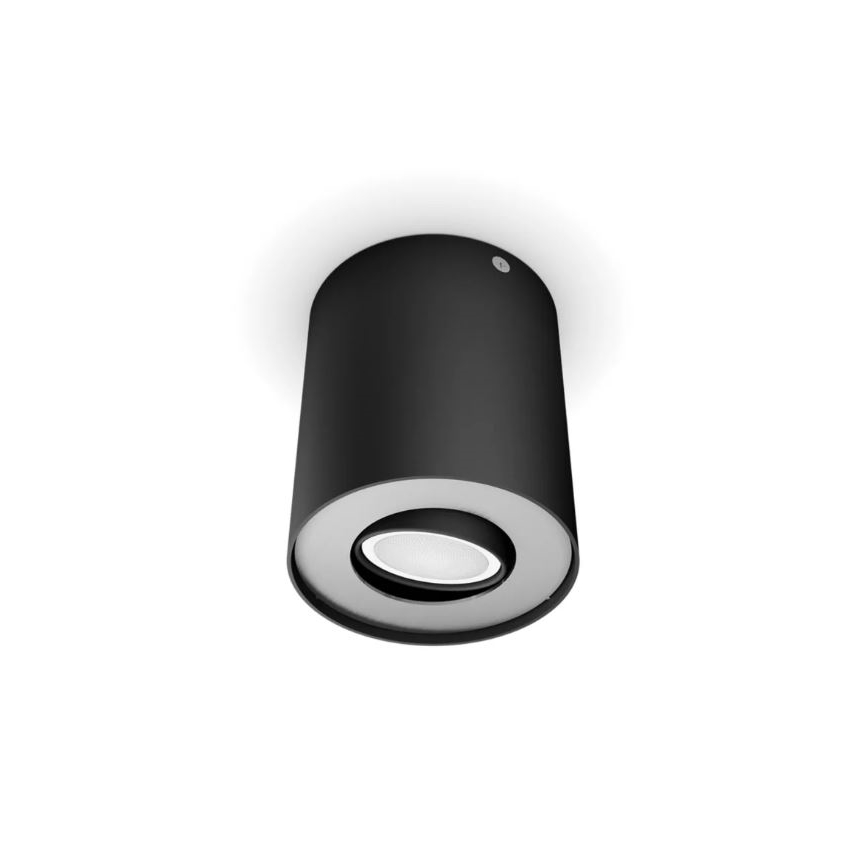 Philips - LED Zatemnitveni reflektor Hue PILLAR 1xGU10/4,2W/230V 2200-6500K + Daljinski upravljalnik črna