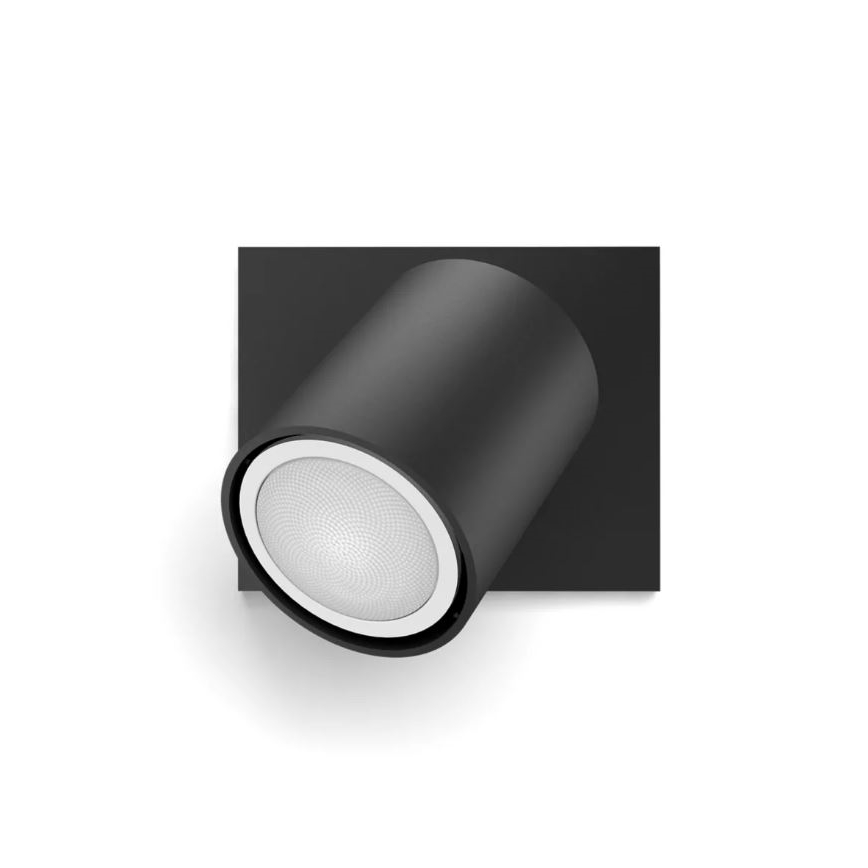 Philips - LED Zatemnitveni reflektor Hue RUNNER 1xGU10/4,2W/230V 2200-6500K + Daljinski upravljalnik črna