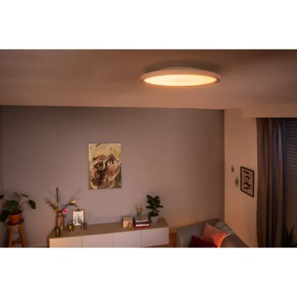 Philips - LED zatemnljivo stropno svetilo Hue AURELLE LED/21W/230V 2200-6500K premer 39,5 cm belo