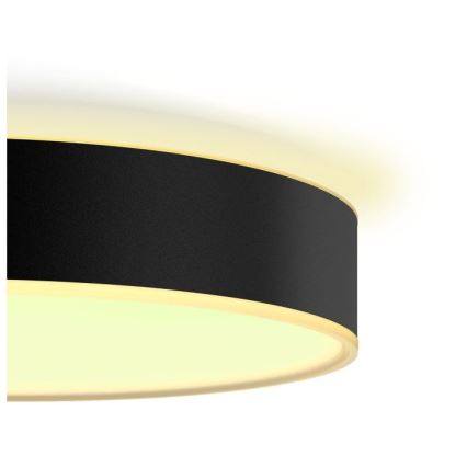 Philips - Stropna LED svetilka Hue z možnostjo zatemnitve LED/19,2W/230V 2200-6500K premer 381 mm črna + daljinski upravljalnik