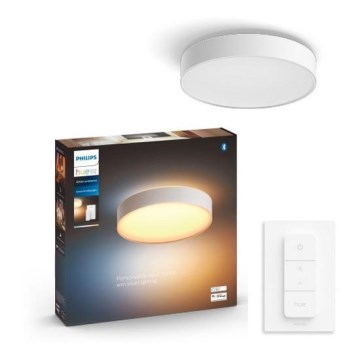 Philips - LED zatemnjiva stropna svetilka Hue LED/19,2W/230V 2200-6500K premer 381 mm bela + daljinsko upravljanje