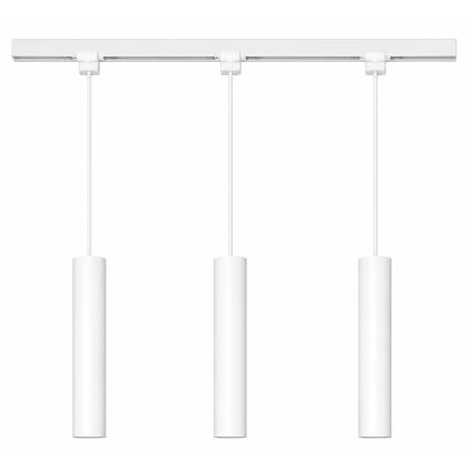 Philips - LED RGBW zatemljiv lestenec na kablu v tirnem sistemu EASYLINK HUE 3xGU10/4,7W/230V 2200-6500K 1m bela