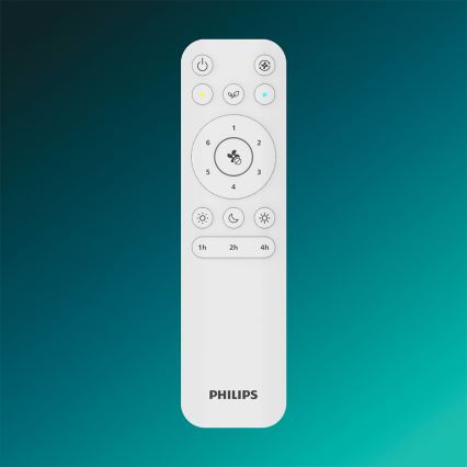 Philips - LED zatemnljivo stropno svetilo z ventilatorjem BLISS LED/35W/230V belo + daljinski upravljalnik