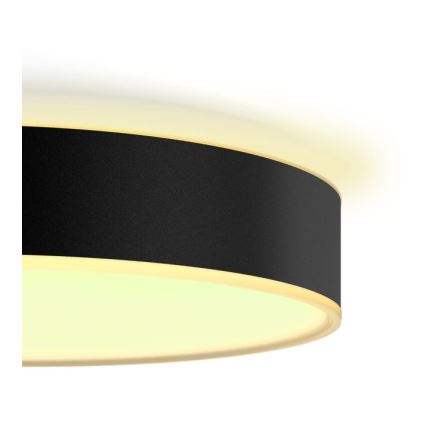 Philips - LED zatemnljivo stropno svetilo Hue LED/33,5W/230V 2200-6500K premer 425 mm črno + daljinski upravljalnik