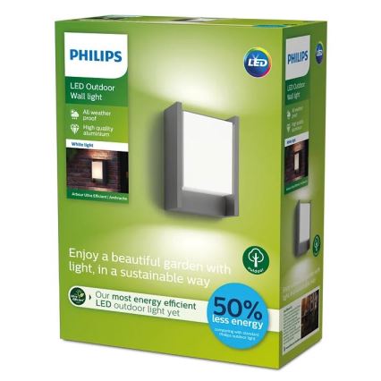 Philips - LED Zunanja stenska svetilka LED/3,8W/230V 3000K IP44