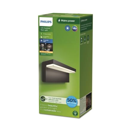 Philips - LED Zunanja stenska svetilka BUSTAN LED/3,8W/230V 2700K IP44