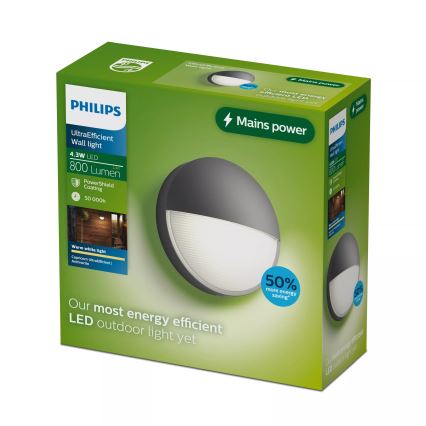 Philips - LED zunanja stenska svetilka CAPRICORN LED/4,3W/230V IP44
