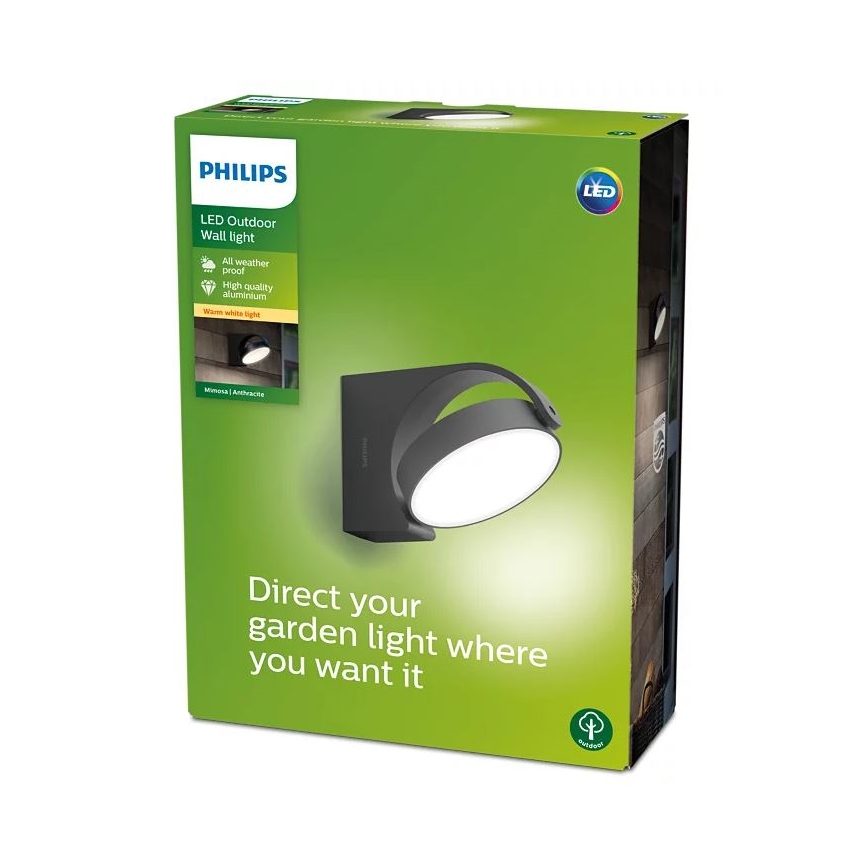 Philips - LED Zunanja stenska svetilka LED/7W/230V 2700K IP44