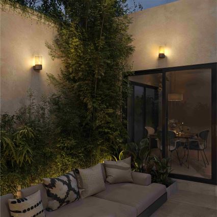 Philips - LED zunanja stenska svetilka NAYL 1xE27/4W/230V 2700K IP44