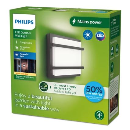 Philips - LED Zunanja stenska svetilka PETRONIA LED/3,8W/230V IP44