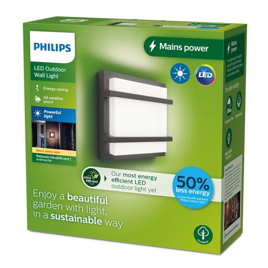 Philips - LED Zunanja stenska svetilka PETRONIA LED/3,8W/230V IP44